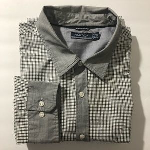 Nautica | Men’s Long Sleeve Button up Shirt | XL